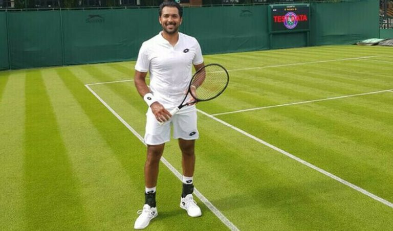 At the Wimbledon tournament, the pair of Easam-ul-Haq and Alexander Nevov reached the second round